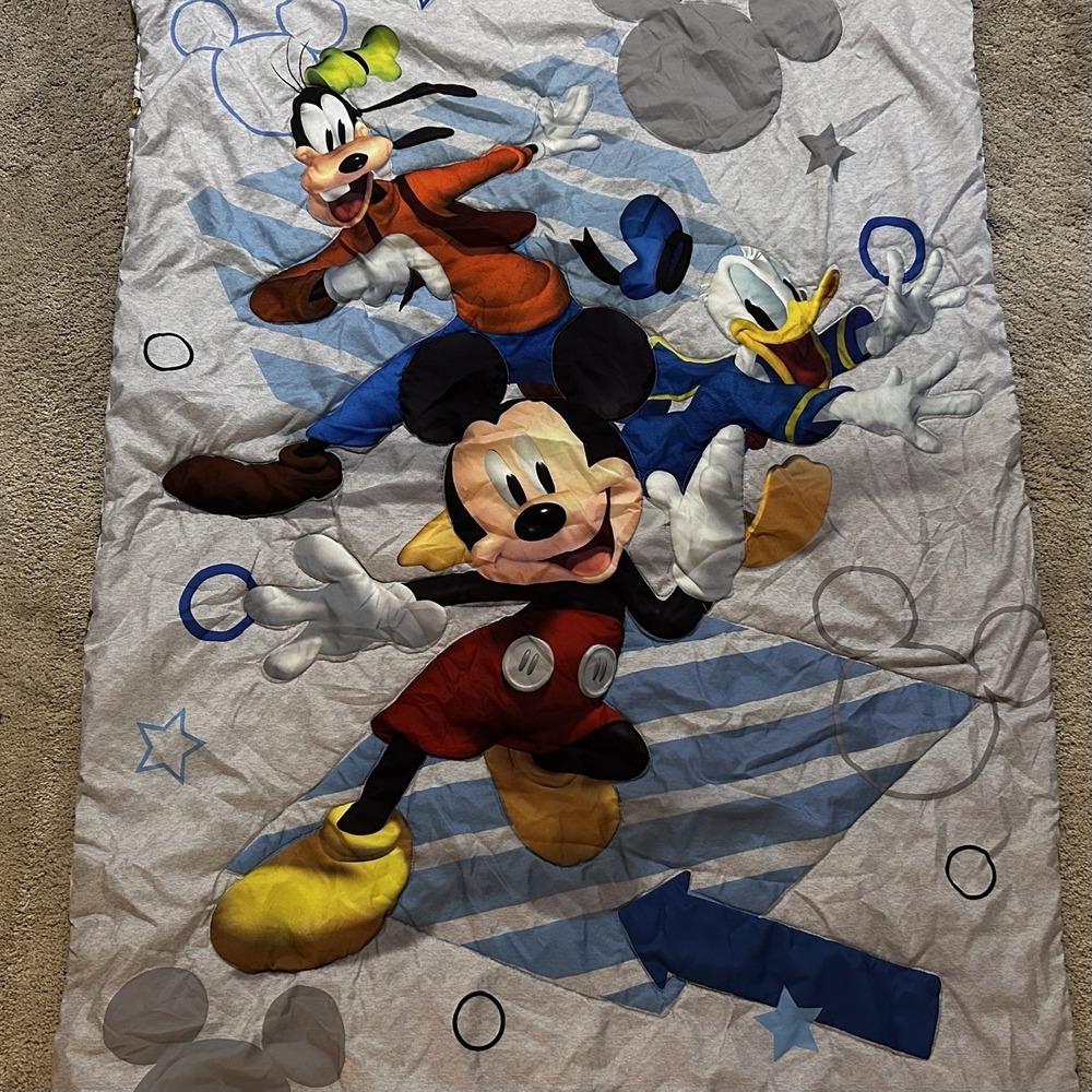 Vintage Y2K Mikey Mouse Clubhouse Blanket 39 X 56" Crib/toddler Blanket EUC